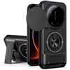 FDHYFGDY Custodia per Xiaomi 17 Ultra Cover, Guscio Protettivo Antiurto Multifunzionale, Protezione Fotocamera, Con supporto e porta anelli, Protezione anticaduta di livello militare