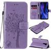 Zchen Cover per Redmi 9, custodia a portafoglio in pelle PU a portafoglio con chiusura a libro pieghevole per Xiaomi Redmi 9