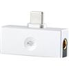 Linsoul Kiwi Ears Allegro Mini Portable DAC, amplificatore per IEM, uscita da USB C a 3,5/4,4 mm, con chip personalizzato, alta risoluzione 32bit/384 kHz, amplificatore per cuffie HiFi (Argento)