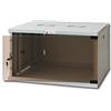 Techly Professional 101546 Armadio Rack 19 a Muro 6U Prof. 450 Grigio Assemblato Grigio