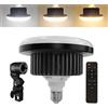 Tecdigbo Lampada LED per fotografia 150W 3000-6500K Portalampada E27 per Softbox fotografico, con telecomando, utilizzata per studio fotografico, illuminazione domestica, riempimento video,Tiktok video