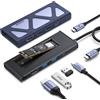 BENFEI Hub USB C 6 in 1 con alloggiamento SSD M.2 NVMe, porte USB 3.2 da 10 Gbps (2×USB-A + 1×USB-C), PD da 100 W, HDMI 4K@60HZ - Compatibile con MacBook Pro/Air, iPad Pro, Dell XPS, Surface Pro