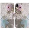 TienJueShi Stella di Mare Stand Portafoglio TPU Silicone in Pelle Cellulare Caso per umidigi Power 6.3 inch Case Copertina Custodia Protettiva Cover