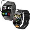 Frgnie Popglory P66 - Pellicola protettiva per display da 1,85, compatibile con Smart Watch 3D Curved Full Cover per schermo compatibile con Donerton P66D Smart Watch