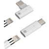 zoyuzan Adattatore USB C Lightning per Apple Pencil 1 Generazione (2 Pack) Caricatore Prima Generazione per Ipad 10 Accessori USB-C Adattatori Type C Caricabatterie Connettore