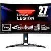 Lenovo Legion R27fc-30 Gaming Monitor - Display 27 pollici FullHD WLED 1920 x 1080, VA, Bordi Ultrasottili, AMD FreeSync, 0.5ms, 240Hz, Cavo HDMI - Raven Black - Esclusiva Amazon