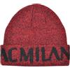 AC Milan Cappello Maglia Jacquard logata con Interno in Morbido Jersey, Misura Baby. Logo in Gomma Applicato. Prodotto Ufficiale Milan 141405