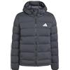 adidas Uomo Helionic Climawarm Stretch Hooded Down Coat, black, XXL