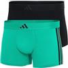 adidas Boxer da Uomo, Confezione da 2 Pezzi, in Cotone Active Flex a 3 Strisce, Assorted_4AM008, S, Assorted_4am008, S