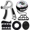EASJOY Allenamento Mani, Hand Grip Allenamento Avambraccio Gripper - Pacco da 6, Pinza per Avambracci Attrezzi, Molla Avambraccio, Handgrip,Attrezzo per Esercitare Le Dita,Gyroball & Palla Antistress