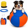 Generico Giant Herding Ball for Dogs, Interactive Herding Ball for Dogs and Pets, 2026 New Durable Inflatable Giant Dog Balls for Outdoor Exercise (Blue+Orange, 25 cm/10 in)