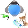Kinizuxi Giochi per Gatti interattivi Palla Elettrica,2025 Nuova Lucciola Pallina Giocattolo per Gatto Intelligente Rotolante Automatica,Ricaricabil Giocattolo Interattivo per Cucciolo-Blu