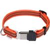 Herm Sprenger Collare regolabile, riflettente, arancione fluo, 40-55 cm