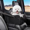 GGW Seggiolino Auto per Cani Piccoli e Gatti - Sedile Sicuro a Doppio Fissaggio, Impermeabile con Tasche Laterali, Montaggio Rapido e Adattabile al 99% dei Braccioli Centrali