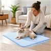 Generico Tappetino Refrigerante Cane 100*70cm,Tappetino Rinfrescante per Cani Non Gel Lavabile,Durevole e Antigraffio,per Animali di Piccola Media Grande Animali in Estate per Interni Esterni, Cucce