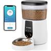 PUPPY KITTY Distributore Automatico Cibo per Gatti e Cani, 2.4G Wifi Mangiatoia Automatica con Timer, Funzione di Registrazione del Suono, Fino a 10 Pasti al Giorno