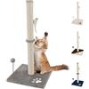Beltom® Tiragraffi per gatti 81,5 cm. Parco Gioco Giochi GRAFFIATOIO SISAL Cuccia Albero Gatti Tira Graffi Palestra - Grigio