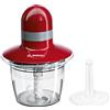 Bosch Tritatutto MMR08R2, 400W, Lame Acciaio Inox, Ciotola 800 ml Lavabile in Lavastoviglie, Contenitore Adatto al Microonde, Semplice da Usare, Rosso