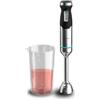 Cecotec Frullatore a mano Power Pulsar 2300 MAX. Potenza massima 2300 W, Lame a 4 Lame Con Rivestimento In Titanio Nero, Piede XL, Bicchiere 700 ml, Aste e Tritatutto con Becco Ghiaccio