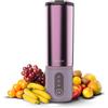 Cecotec Frullatore Portatile Power Titanium Shake2Go Candy Steel. 180W, Bicchiere Metallo 600ml Senza BPA, 3 Programmi Automatici, Ricarica USB-C, Goditi le Tue Bevande Fresche Molto più a Lungo Ora