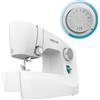 Cecotec Macchina da Cucire Elettrica BelleCouture 1500. 15 Punti di Cucitura, Principianti, Ojal Manuale 4 Tempi, Tensione Regolabile, LED, Accessori Inclusi, Perfetta per Principianti