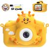 TIATUA Macchina Fotografica Bambini,TIATUA Mini Ricaricabile Fotocamera,Macchina Digitale Bambini con Scheda 32 GB & 2.0 Pollici Schermo,Regalo Giocattolo di Natale &Compleanno per Ragazze 3-10 Anni