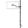 Bracwiser Supporto per Monitor Palo 120cm Braccio Singolo Regolabile Adatto a Uno Schermo 13-32" 10kg per Monitor Schermo del Computer 13 15 17 19 20 22 23 24 26 27 30 32 Pollici VESA 75 100 (MD71221)