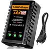 HTRC Caricabatterie Lipo Bilanciatore 2S-3S 20W, Caricabatteria Lipo per Batterie 7.4V e 11.1V, Caricabatterie RC con LED Indicatore, per Drone, Auto RC, Armi Airsoft, Barche RC, ecc