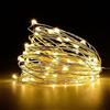 Jsdoin Lucine Led Decorative a Batteria,5M 50 LED Filo Luci Natale Led, Fairy Lights, Lucine Decorative per Camera Natale Interni e Esterni,Casa, Feste, Matrimonio (Bianco caldo, 2 Pcs 5m50leds)