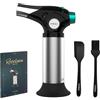 Cecotec Polka Flame-Cook 1000 - Torcia da cucina ricaricabile in acciaio, regolatore di regolazione della fiamma