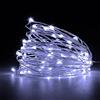 Jsdoin Lucine Led Decorative a Batteria,5M 50 LED Filo Luci Natale Led, Fairy Lights, Lucine Decorative per Camera Natale Interni e Esterni,Casa, Feste, Matrimonio (Bianco freddo, 4 Pcs 5m50leds)