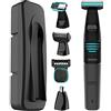 Cecotec PrecisionCare Extreme 5in1, Rasoio multifunzione 5 in 1, Batteria al litio, per corpo e viso, impermeabile, facile da pulire, IPX5, autonomia 60 min, con testina di rasatura laminata