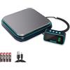 GRAM PRES Bilancia digitale per spedizioni, 39 kg/2,8 g, bilancia postale ad alta precisione per pacchi con display LCD Hold/Tare/separato, bilancia postale in acciaio inox, bilancia per pacchi