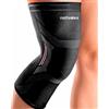 NativoDex Ginocchiera Ortopedica di Compressione - Tutore Ginocchio Stabilizzante per Menisco, Legamenti e Sport - Fascia Elastica Antiscivolo Traspirante per Palestra, Corsa, Uomo Donna