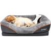 JOYELF, Cuccia ortopedica per cani in memory foam con copertura rimovibile e lavabile, con giocattolo con sonaglio