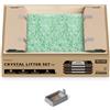 PETKIT Lettiera per Gatti Crystal, Lettiera per Gatti non Agglomerante, Compatibile con PUROBOT CRYSTAL DUO, Eliminazione Multi-odore, Antipolvere, Leggera e Pronta, Ricambio Diretto, 4 Sacchi, Verde
