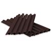 COVER IT Clip di Fissaggio per Recinzione PVC Esterno Marrone, 40 Pezzi