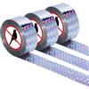 lyualma 3 Rotoli 2.5cm x 80m Nastro Repellente per Uccelli Nastro Riflettente Bifacciale per Il Controllo degli Uccelli per Proteggere Case, Giardini, Cortili