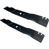 perfektGarten 2 lame per pacciamatura per tosaerba da 49 cm, compatibile con Einhell Electrolux Lazer McCulloch con ponte da 96 cm PP24001