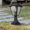M LEDME Lampioncino Led Ronse Nero 28cm IP44 1 x E27 M LEDME