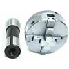 Generic Mandrino autocentrante a 4 ganasce da 50 mm con mandrino R8 7/16 FILETTO 14X1