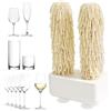 Generic Lucidatrice elettrica per vetri, pulitore automatico per bicchieri da vino rotante a 360°, 600 giri/min, per casa, bar e ristoranti