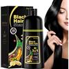 AMZSEA Shampoo istantaneo per capelli neri colorante per grigi, Shampoo colorante naturale per capelli neri 3 in 1 per uomini e donne(Natural Black)