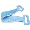 Sinye Scrub in silicone,Doccia da bagno Spazzola per il corpo in silicone Cintura da bagno Spazzola esfoliante per spazzola Lavare la cinghia (Blu)