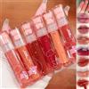 Petansy 6 Colori Orso Idratante Lucidalabbra Liquido Set Carino Orso Gelatina Rossetto Idratante Dolce Labbra Set Orso Bellezza Trucco