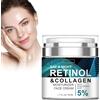 Utapossin Crema avanzata al retinolo per il viso, collagene al retinolo per il viso con acido ialuronico al 5%, Antirughe Donna e Uomo per Rughe, per una Pelle Liscia e Luminosa per 24 Ore