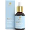 Vitactiv Natural Nutrition Vitactiv BEAUTY HYALURON Siero ad alto dosaggio - 30 ml crema idratante viso acido ialuronico multi-molecolare e aloe vera - anti invecchiamento, siero viso anti-rughe, jojoba, vitamina C & E