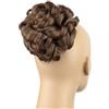 CAISHA Voluminoso Chignon Parrucchino Elastico Per Capelli Chignon Hepburn Ispessimento Dei Capelli Ondulato Marrone Chiaro D101