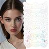 Prreal 10 adesivi olografici con glitter, impermeabili, per donne e ragazze, feste carnivali, festival, trucco