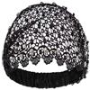 Mxshc Cerchietto In Pizzo Con Perle In Stile Boho - Elastico Con Occhielli Vintage Decorato Con Strass - Cerchietti Decorativi Larghi Di Pizzo,Per Feste, Libero, Vacanze, Matrimonio, Cerimonia